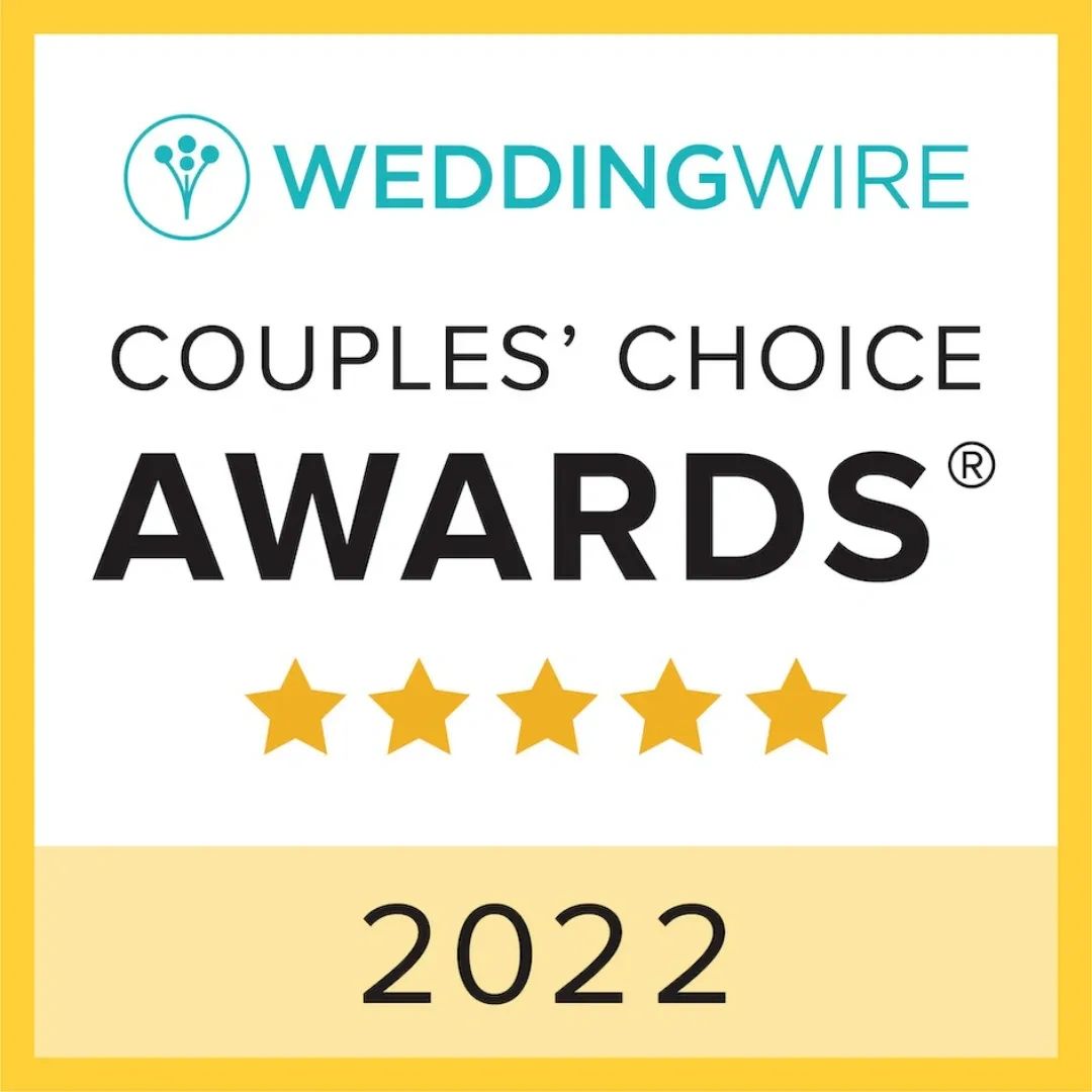 WeddingWire Couples' Choice Award 2022