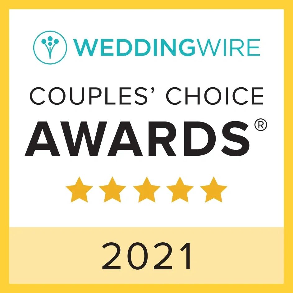 WeddingWire Couples' Choice Award 2021