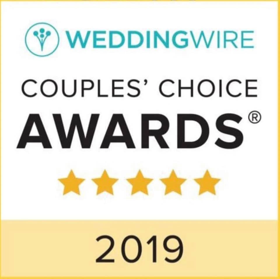 WeddingWire Couples' Choice Award 2019